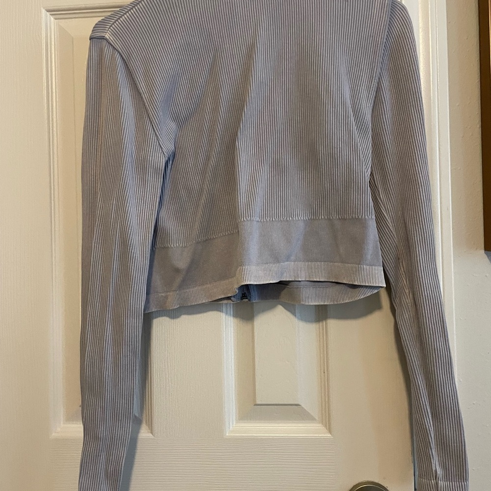 SO Light Gray Ribbed Jacket - Picture 2 of 4